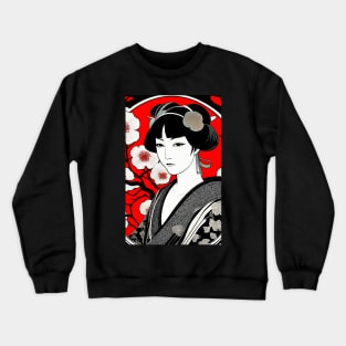 Asian girl Crewneck Sweatshirt